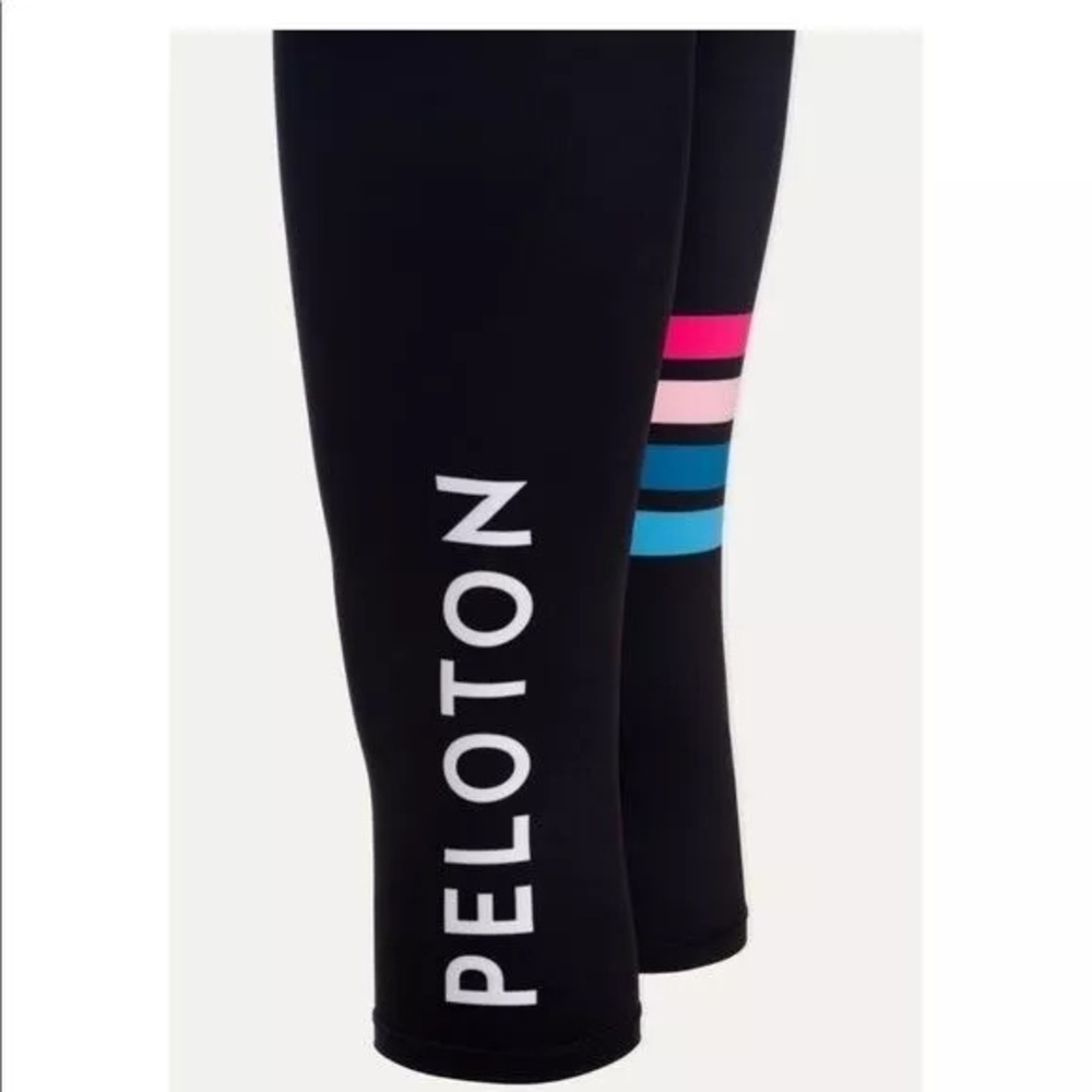 Peloton X Kali retro crop leggings black